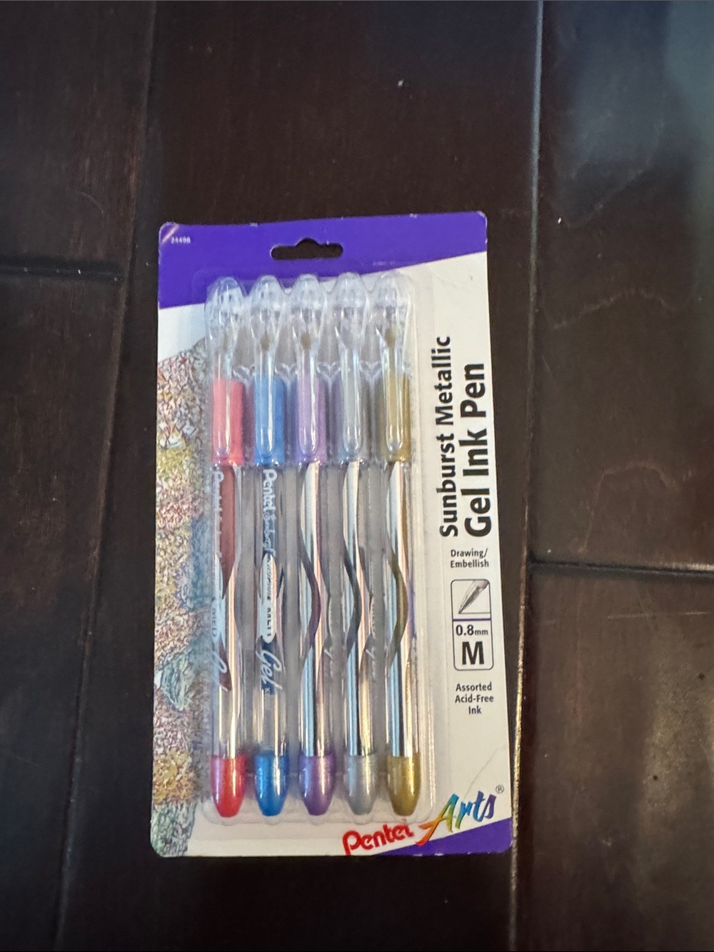 Pentel Sunburst Metallic Gel Ink Pen Set - Assorted Colors